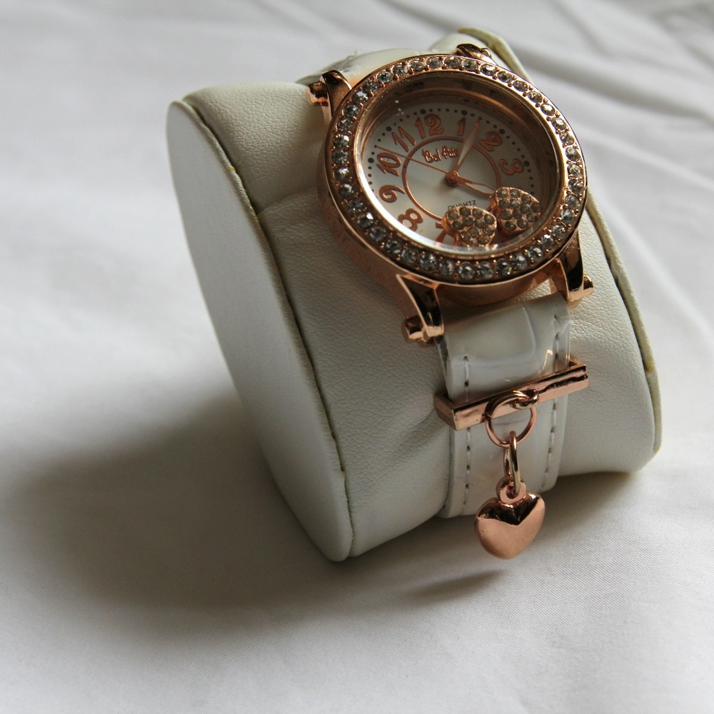 Rose Gold/White Ladies Watch